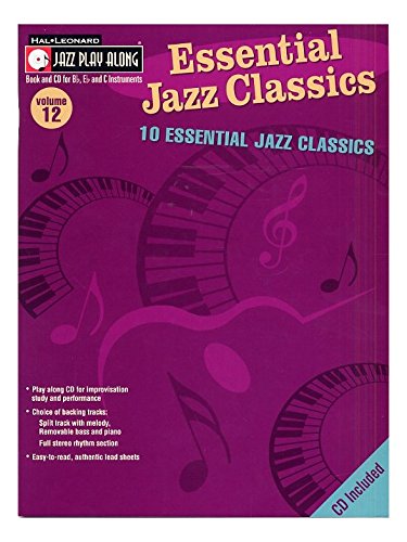 Jazz Play Along: volume 12 – Essential Jazz Classics. Notes, CD voor instrumenten, Bb, C instrumenten, eb instrumenten.