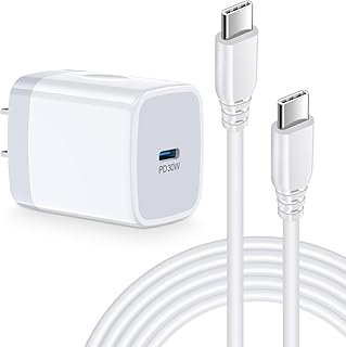 Viviber 急速充電器 Type-C ACアダプター(1.5M PDケーブル付き) pd 30W iPhone16充電器 タイプC iPhone 15 usb-cコンセント アンドロイド スマホ 充電器 Galaxy 充電器ギャラクシー A...