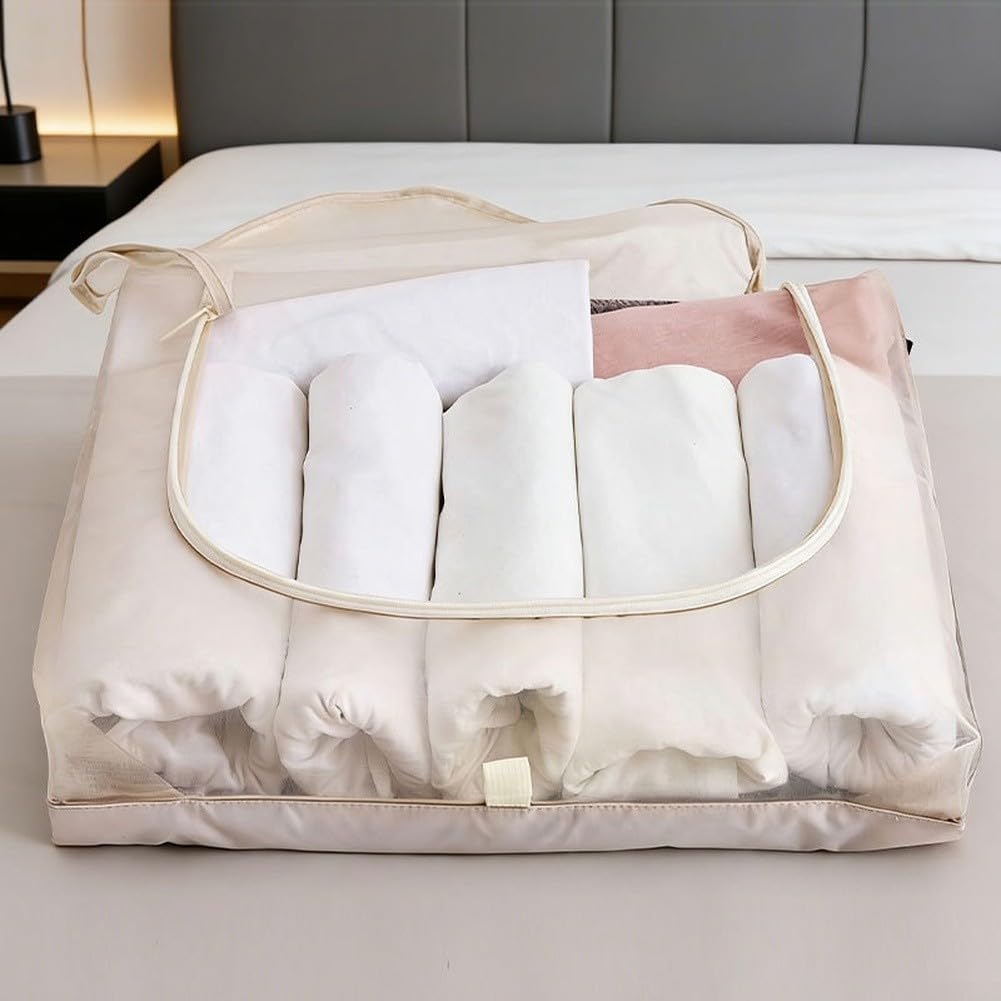 Bolsa Organizadora de Malla Ligera para Viaje 33x30cm(Gray C)
