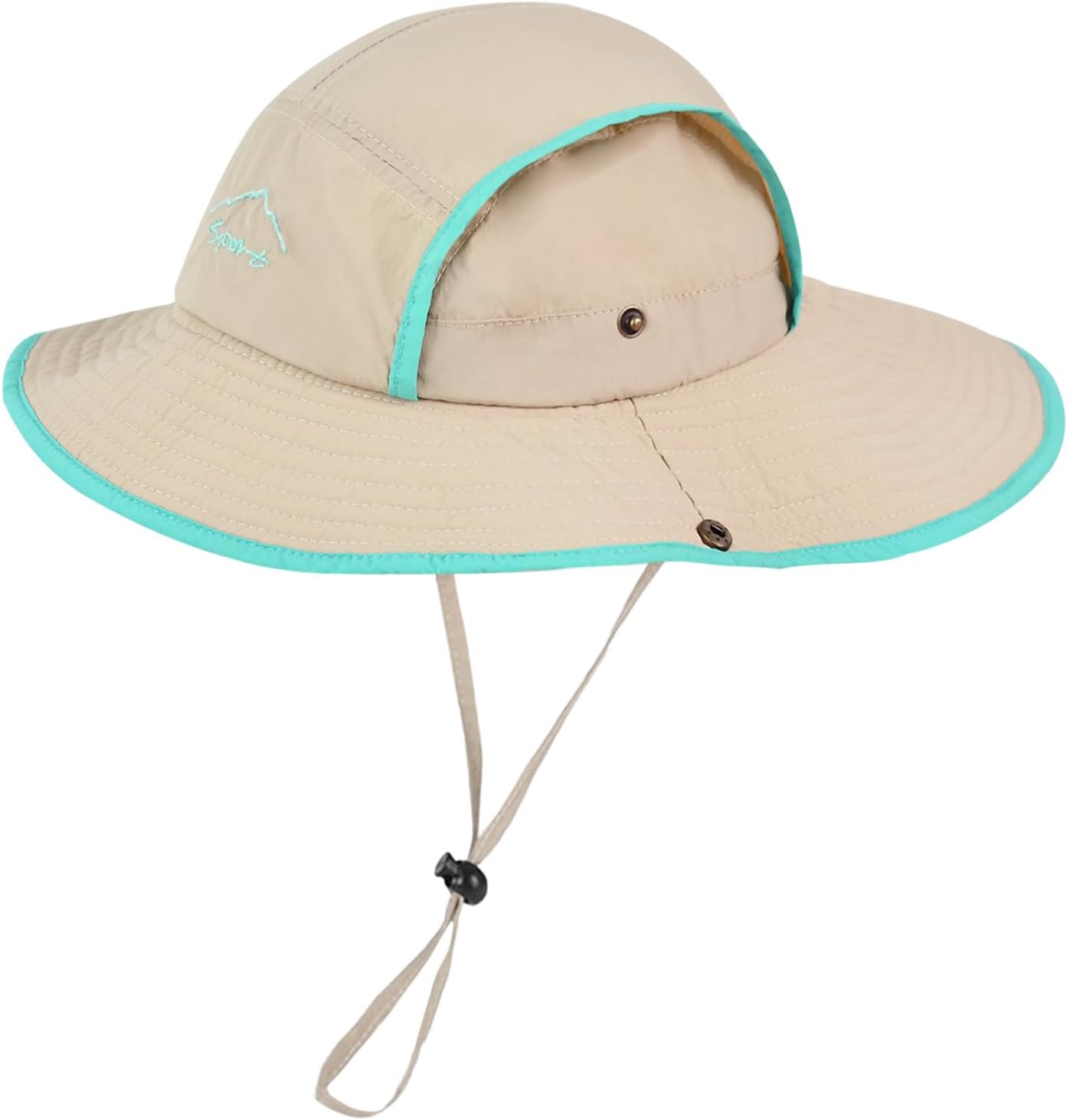 Kids Sun Hat Wide Brim Bucket Hat UPF 50+ Fishing Safari Hat Summer Beach Hat for Boys Girls