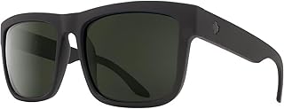 Spy Discord 6800000000021 57MM Matte Black / Gray Green Rectangle Sunglasses for Men + FREE Complimentary Eyewear Kit Price In India