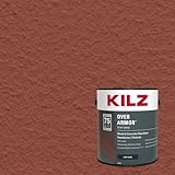 KILZ Over Armor Textured Solid Coating Resurfacer for Wood, Composite and Concrete...