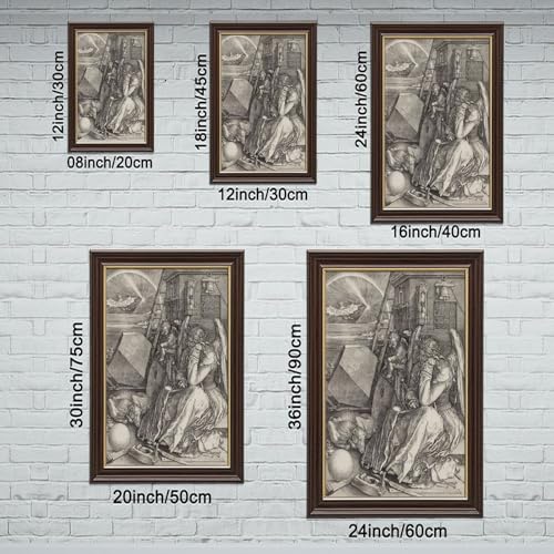 Impression sur toile Melancholia de Dürer - Cadre de décoration murale haut de gamme