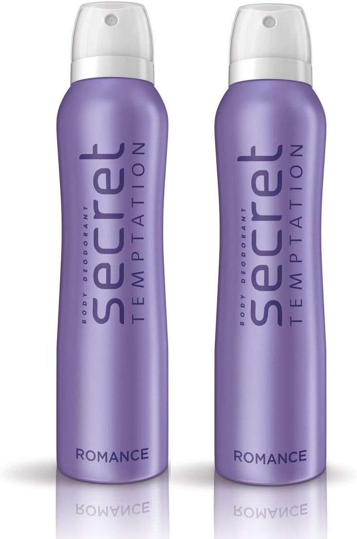 Romance Deodorant for Women, Pack of 2, (225ml each)