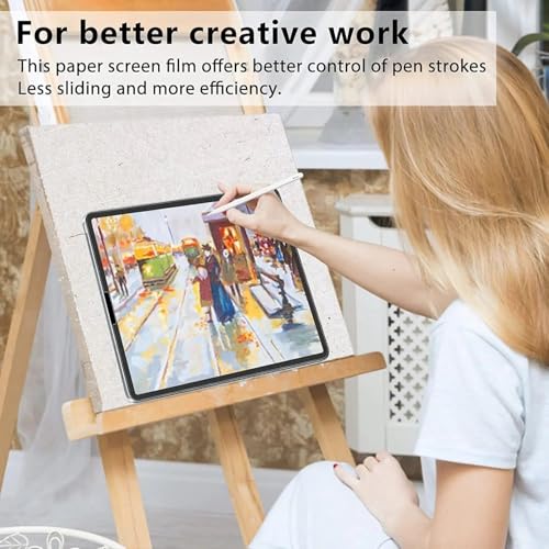 Image of Japanese Smooth Kent Paper Screen Protector for iPad Air M2 11 inch 6th Generation (2024) - Matte Surface PET Film for Writing & Drawing