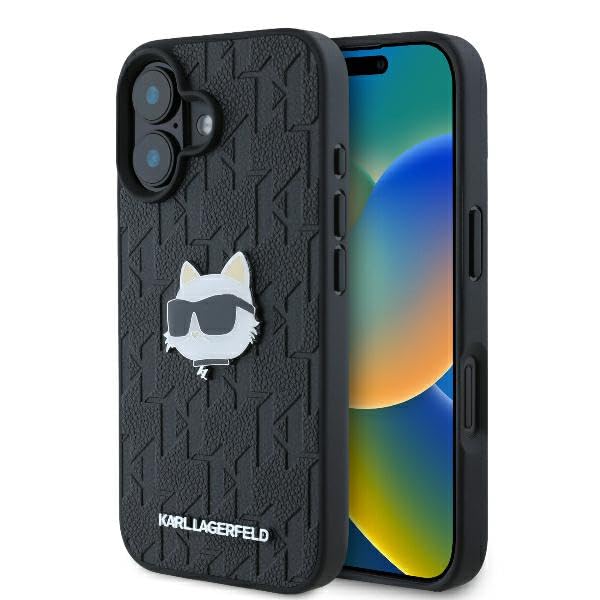 CG MOBILE Custodia Karl Lagerfeld IML Multi K&C Head Per IPhone 16 Pro Max - Rosa, Design Karl Con Choupette
