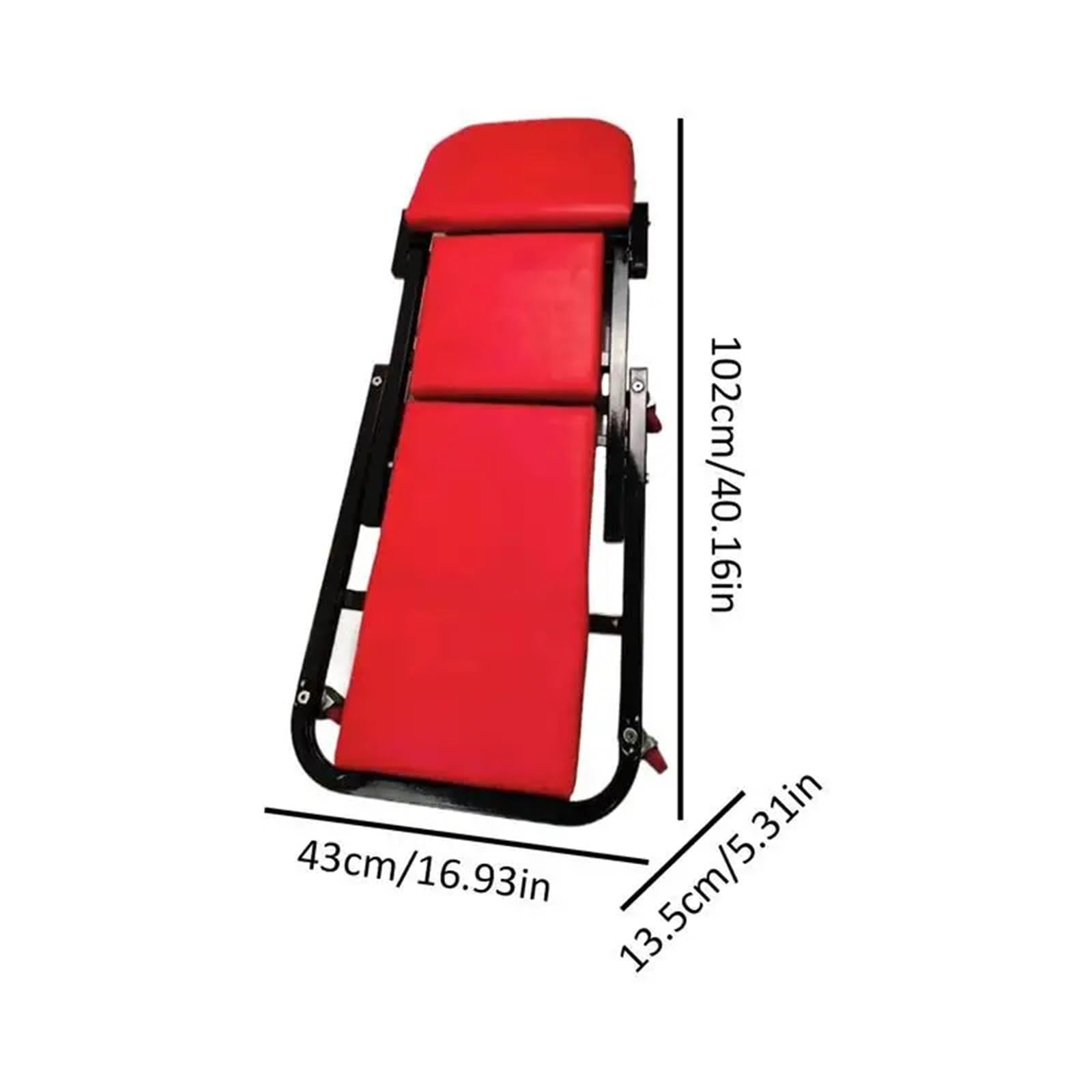 Taburete Taller Camilla mecánica para Debajo del Piso del automóvil Camilla de Garaje con 6 Ruedas Camilla de reparación de automóviles Asiento Plegable Ajustable Asiento de mecanico(Black)