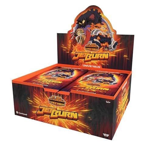 UVS Games My Hero Academia Collectible Card Game Set 6: Jet Burn Booster Display Cover