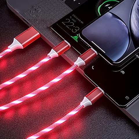 Aiivioll 3-in-1 LED USB Charging Cable Cover