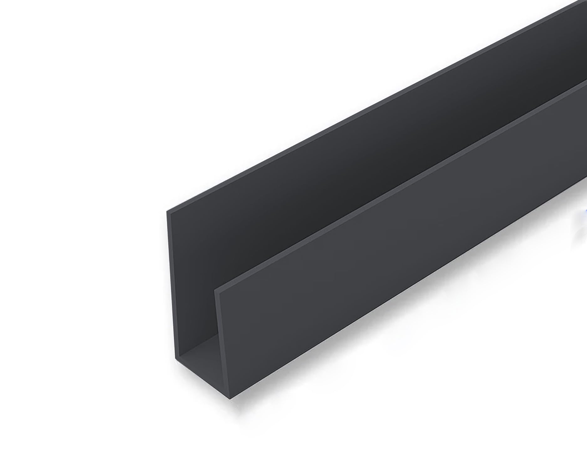 DLDIRECT Slatwall Panel End Cap 2 Pieces 48-3/16” (8 ft) - Slatwall Accessories for a Finished Look and Panel Protection - 8' (48-3/16")