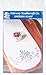 Fairway Needlecraft 18224 Dresser Scarf, Cross Stitch Flower Basket Design, White, Perle Edge