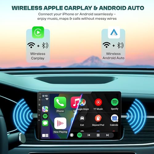Image of Trony 9 inch Android 14 Car Stereo for Mahindra XUV300 | 4GB+64GB | CarPlay & Android Auto | Full HD Touch | WiFi | GPS | Bluetooth | DSP Sound | Reverse Camera | Frame | 1 Year Warranty