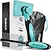 RUBOLD Dog Grooming Kit - Slicker Brush for Dogs with Fur Ejector - Greyhound Dog Comb - with Bonus Carrying Case - The Best Brushes for Shedding - Suitable for Any Medium or Long Hair Pet or Cat