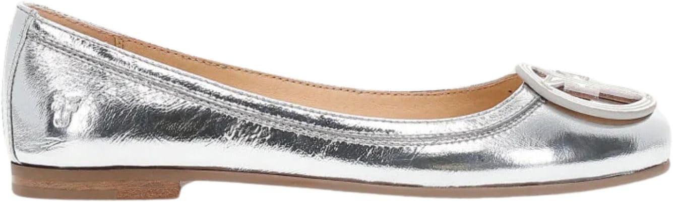 Frye Carson Ballet Flats for Women - Premium Tumbled Leather Lining, Leather Outsole - 3/8" Heel