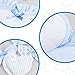 Net Baby Bow with Pendants 100% Cotton Interior 100% Polyester Product Made in Italy - Blue - 200 g