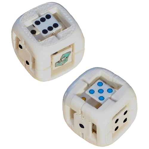 Innovative Dice for Monopoly Board Game. Levels Up The Game with More Fun, Speed and Excitement. Compatible with All Versions of The Board Game.