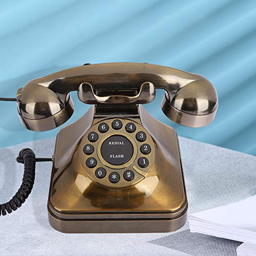 Teléfono fijo vintage estilo antiguo con ruido reducido miniatura 6