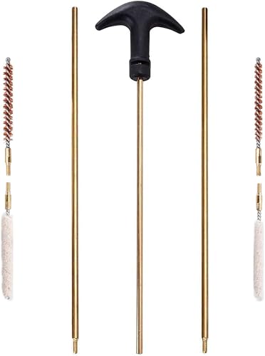 Kits de limpieza de barril de pistola de rifle para calibre .177.22 (4.50.217 in), cepillo de agujero, pistolas, pistola de aire para cuidado de