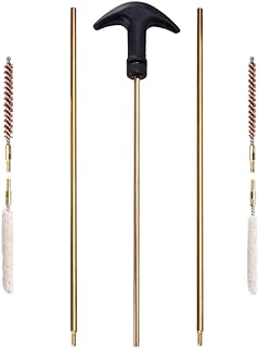 Rifle Gun Barrel Cleaning Kits for .177/.22 (4.5/5.5mm) Caliber, Bore Brush,Pistols Airgun Gun Care Cleaning Rod Brush Set for Hunting and Shooting