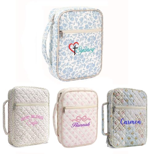Custom Embroidered Name Bible Cover