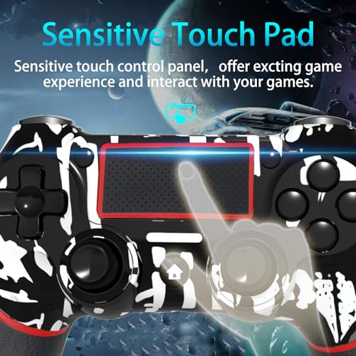 Szdilong Upgraded Wireless Controller For Ps4 Gamepad Compatible With Ps4/Pro/Slim/Windows Pc,Joystick For Ps4 With Touchpad/Stereo Headphone Jack/Six-Axis Motion Control/Charging Cable thumb #6