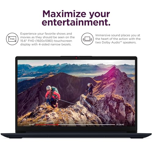 Image of Lenovo IdeaPad 15.6 inch FHD Touchscreen Laptop, Intel 10-Core 13th Intel i5