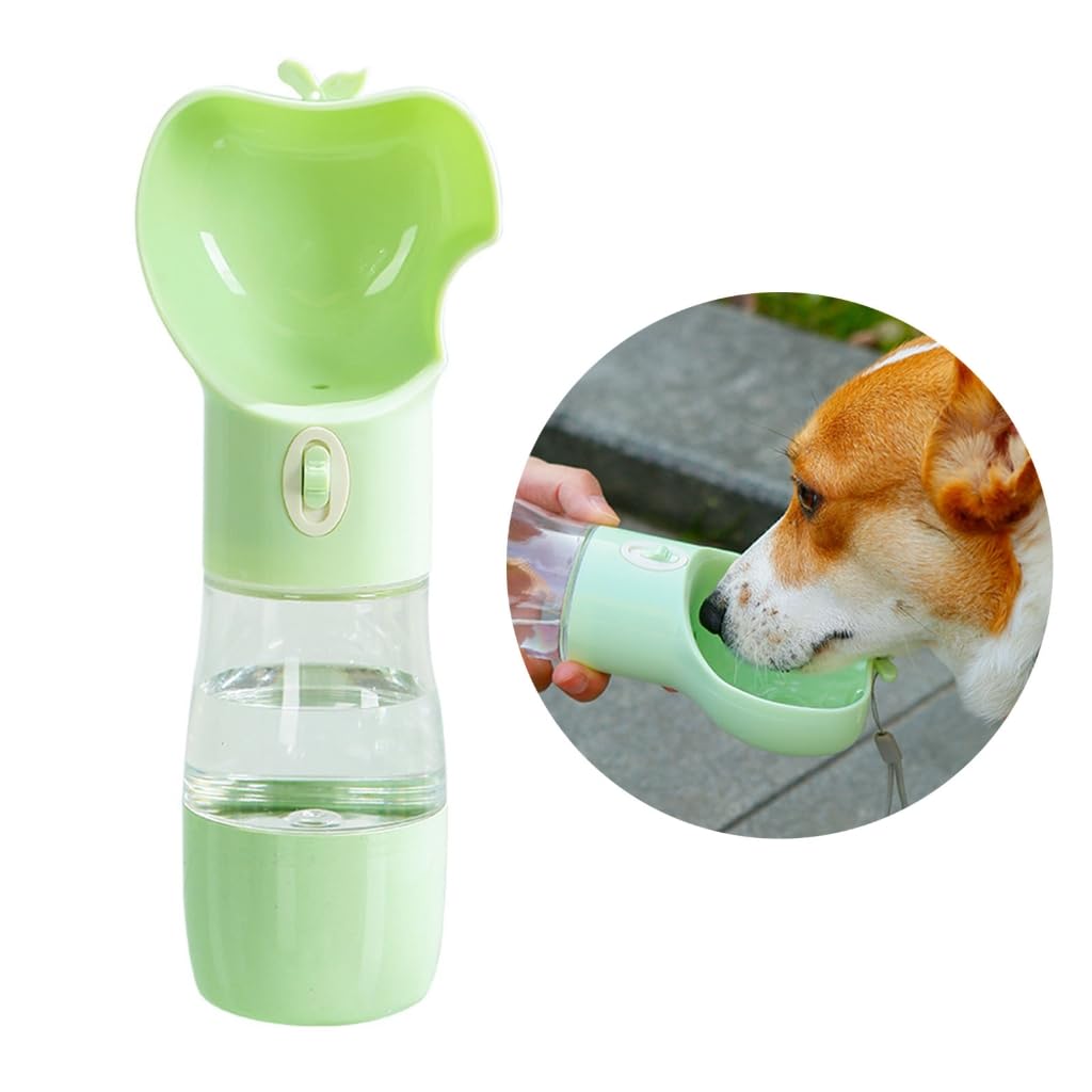 XAGMODSHN Dog Water Bottle Dog Water Bottle with Food Dispenser Drinking Bowl for Outdoor Walking Travelling