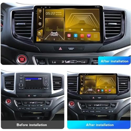 Carplay Inalámbrico en tu Honda Pilot 2016-2019 para Viajar en Familia con Pantalla Táctil y GPS 2
