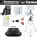 Essential Accessories Bundle Kit For Canon PowerShot SX170 IS, SX520 HS, SX530HS SX530 HS, SX540 HS Digital Camera Includes Replacement (1200maH) NB-6L Battery + Charger + Case + 57 Tripod + More