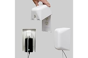 Qdos Safety Large Outlet Cover Box: Enhance Child Safety, Conceal Plugs, and Improve Aesthetics