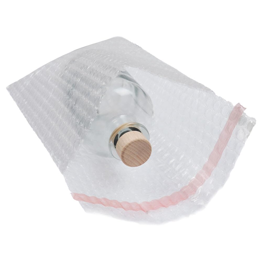 Luftpolsterbeutel mit Selbstklebeverschluss LDPE, Transparent, selbstklebend, 200 x 300 + 50 mm, 400 Stück