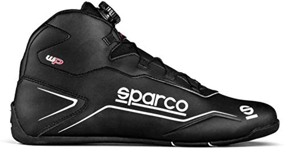 Sparco Schwarz Kart Schuhe K-Pole 2020 Grösse 48 Bl,