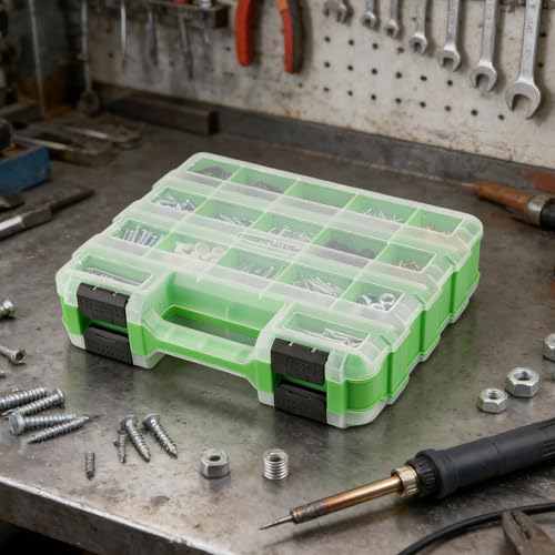 Boîte à outils pour organiser les petits écrous et éviter le désordre