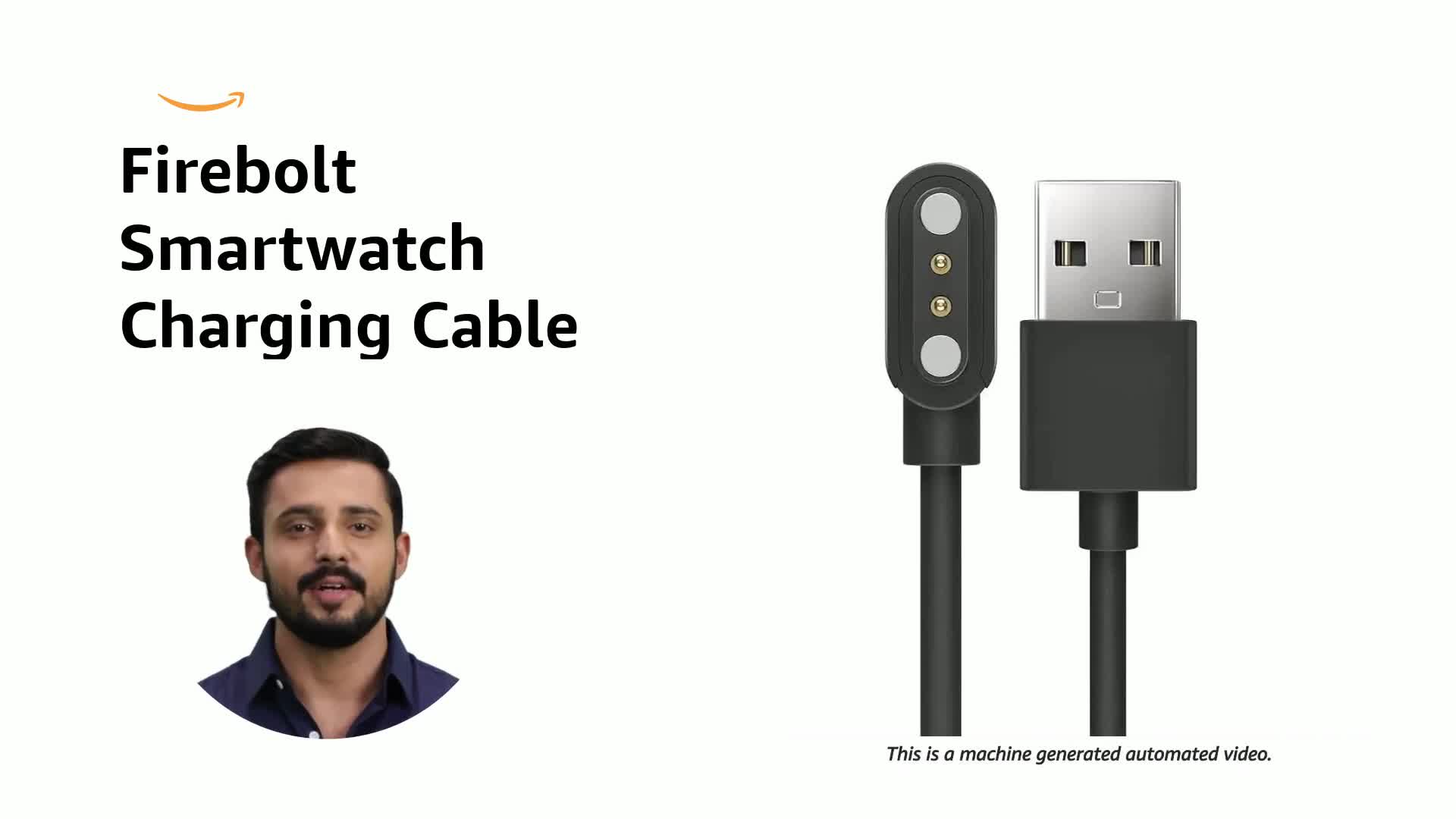 DUETMI Firebolt Phoenix pro 1.3 Smartwatch Charging Cable USB Fast