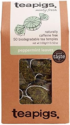 Teapigs Peppermint Leaves Tea Bags Made with Whole Leaves (1 Pack of 50 Tea Bags)