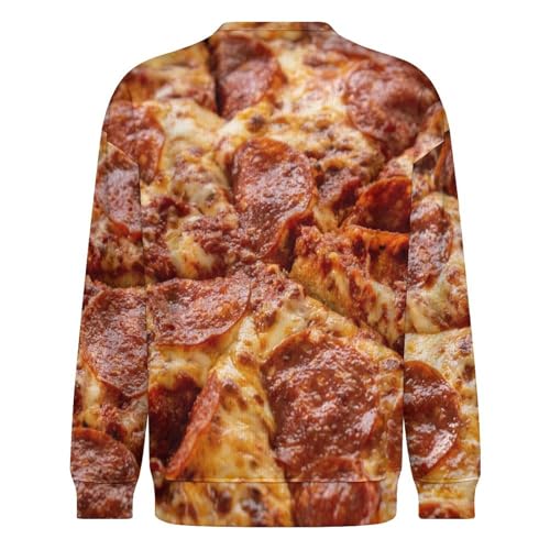 MoBlinko Pancake Rolls Mens Sweater Crewneck Sweater Lightweight Sweaters for Men Long Sleeve Pullover3