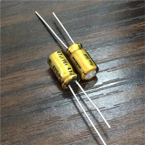 Condensateur audio 47 µF 16 V radial 6,3 x 11 mm pour filtre hifi
