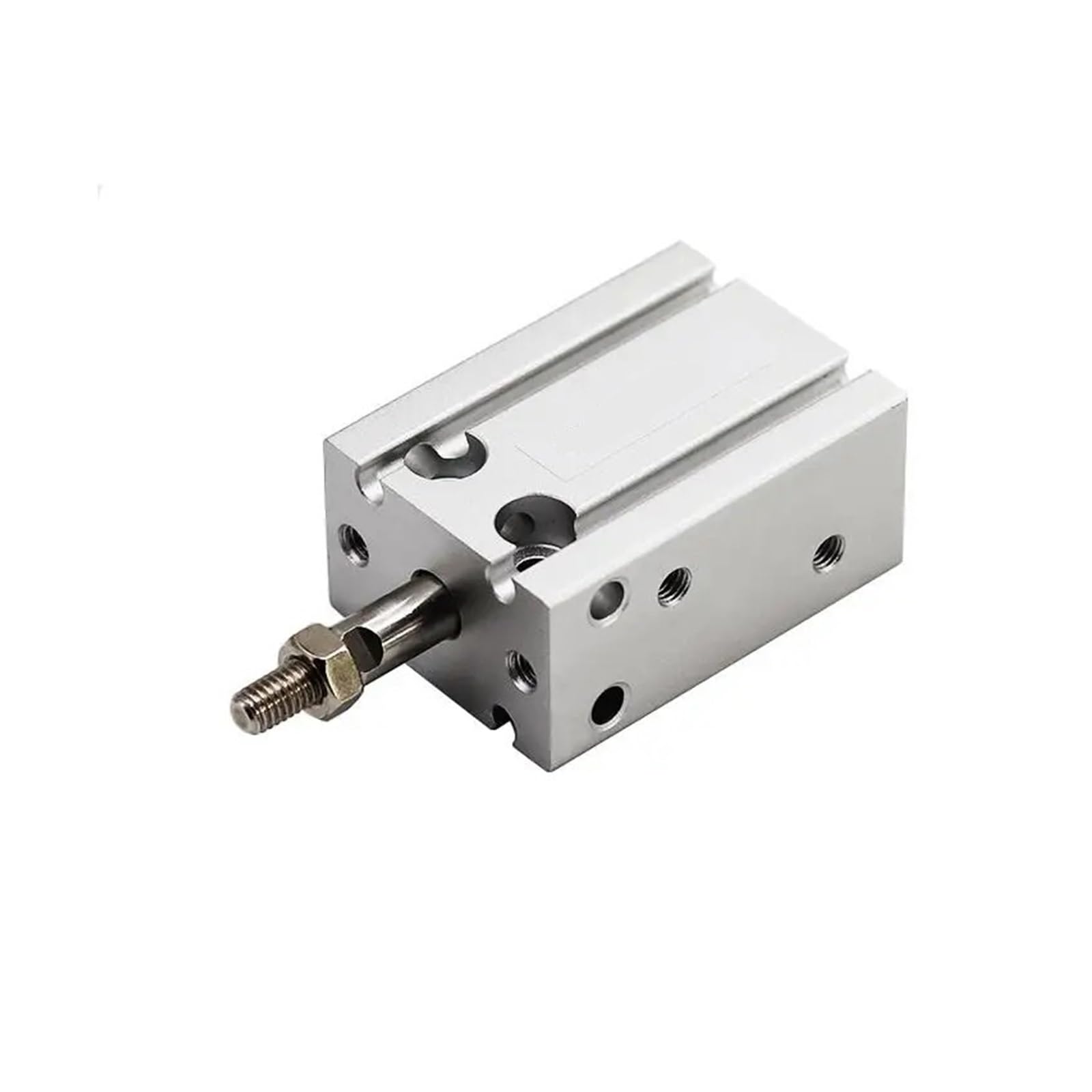 CDU20 25 Small Pneumatic Cylinder Free Installation Aluminum Square Air Cylinders 10DX20DX25DX30DX40DX50D,High Efficiency(CDU25X35D)