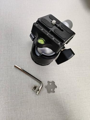 image for NEEWER Low Profile Camera Tripod Ball Head, 36mm Metal Panorama Ball H