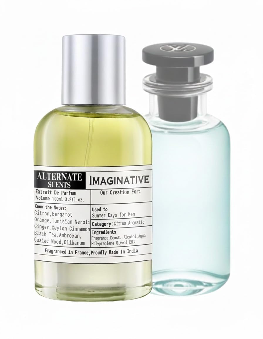 Imaginative Citrus Aromatic Perfume, 3.3 fl oz, Imagination Inspired Fragrance with Citron & Bergamot Black Tea