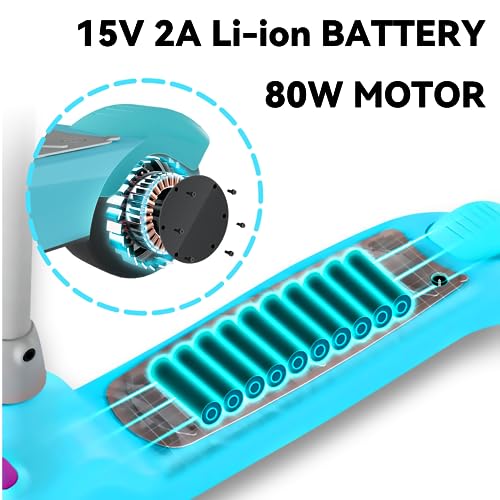 Scoothop Electric Scooter For Kids Age 2-10, 3 Wheel Electric Scooter For Kids Girls/Boys/Toddlers, Led Flashing Wheels, 4 Adjustable Height, Lean To Steer, Escooter For Kids, Ideal Gift For Kids #TOP4