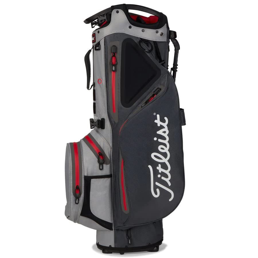 Bolsa-DE-Golf-TITLEIST-Hybrid-14-STADRY-CharcoalGreyRed