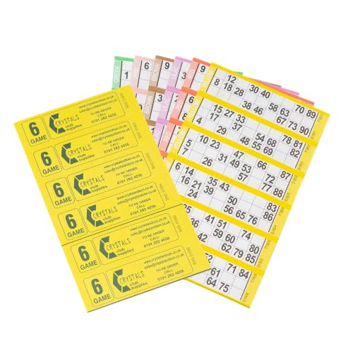 CRYSTALS 300 bingo books bingo (6 page game)