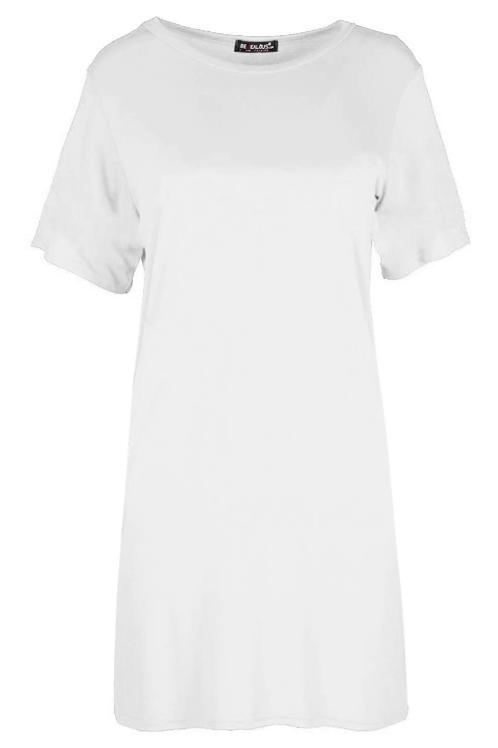 Fashion StarWomens Oversized Baggy Tunic Pullover Mini Pj T Shirt Dress