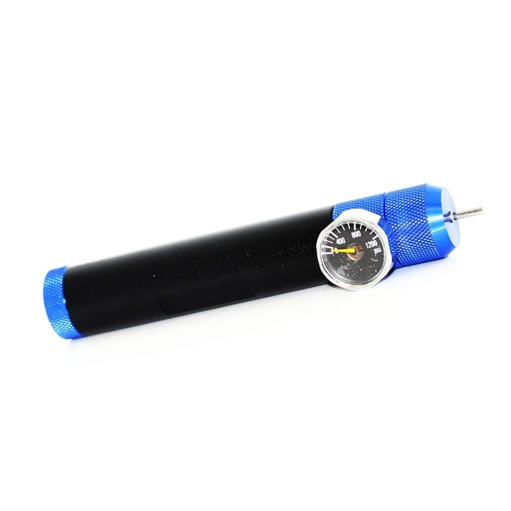 Generica Airsoft Spare Parts Army Force 12g Chargeur Co2 Adaptateur Portable with Readout