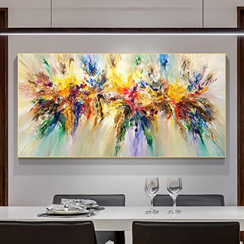 Fleur affiches imprime Art mural abstrait grand format salon chic
