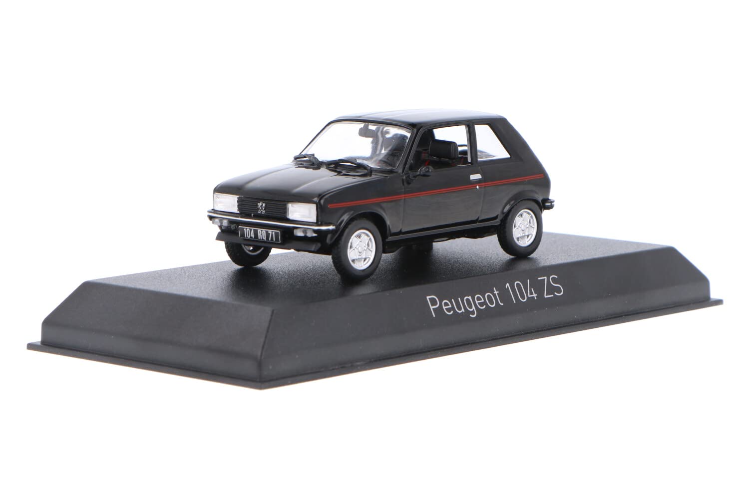 Miniature Norev SB 1/43 Peugeot 104 ZS 2 1979, Couleur Grise, Très Bon état
