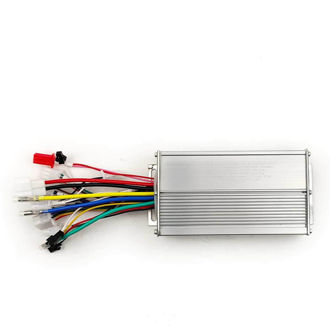L-faster Contrôleur de moteur sans balais 24 V/36 V/48 V 500 W à onde carrée pour chariot de marche arrière électrique, scooter, vélo de croisière PAS