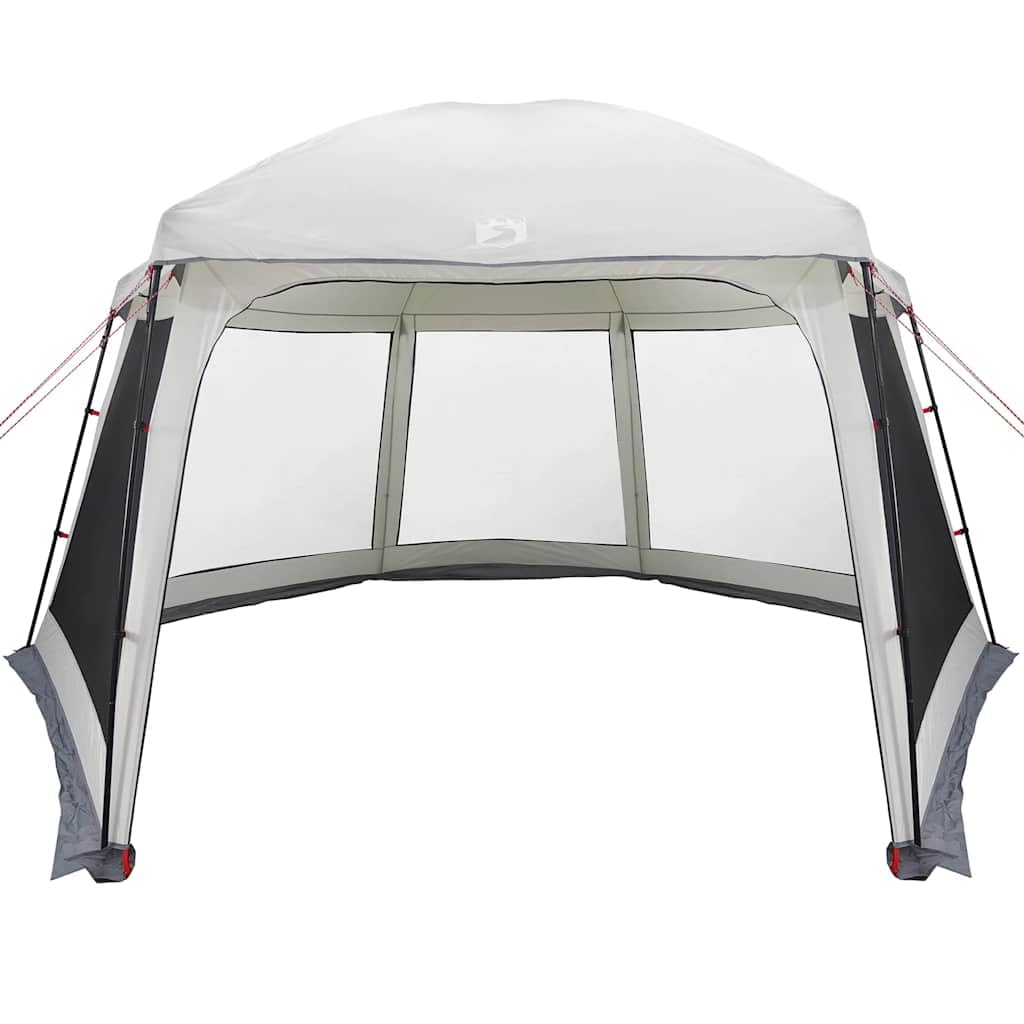 Tente Piscine Amovible Gris 618x pour Camping, Plein air, Plage et fête, léger, avec moustiquaire, Double Toit Amovible, idéale pour Camping