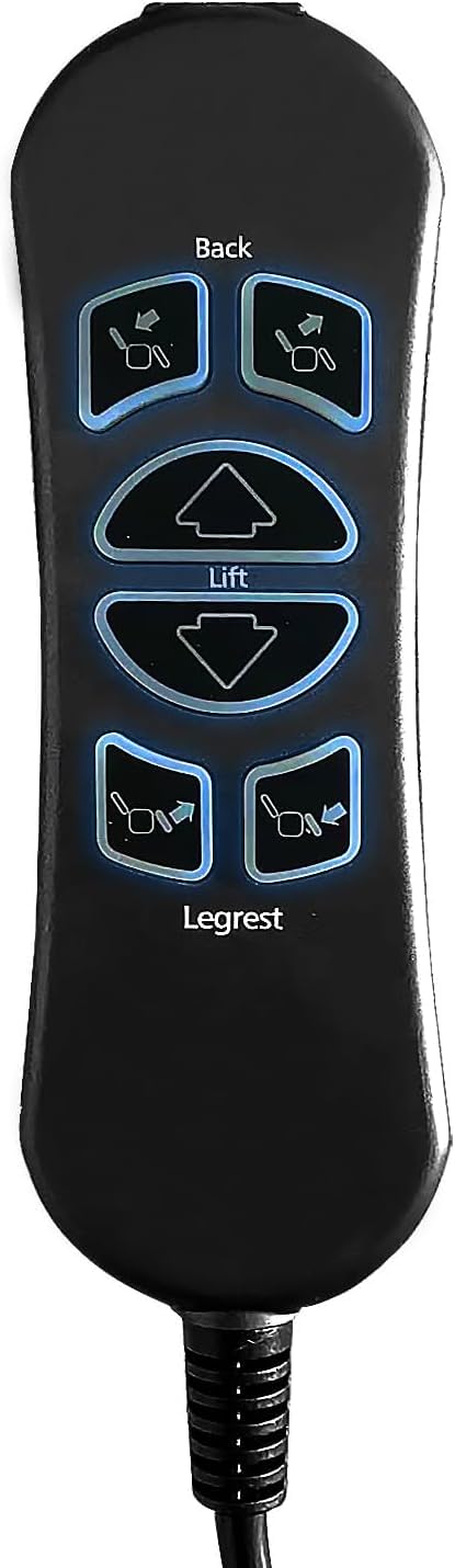 Power Lift Chair Hand Control 2 Button Remote Hand Control Controller ...